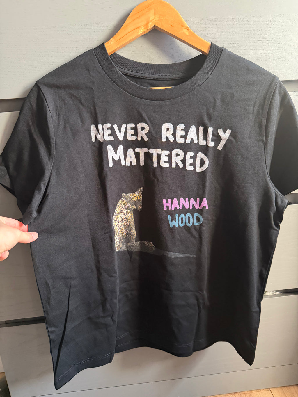 Never Really Mattered Album Art Lightweight Tee – Black